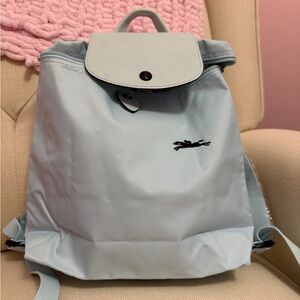 NWOT - Longchamp Le Pliage Club Nylon Backpack, Blue